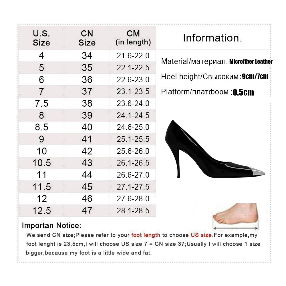 New Metal Pointed Toe Pumps Women Sexy Super Stiletto High Heels Fashion Party Wedding Shoes Women Leather femmes chaussures