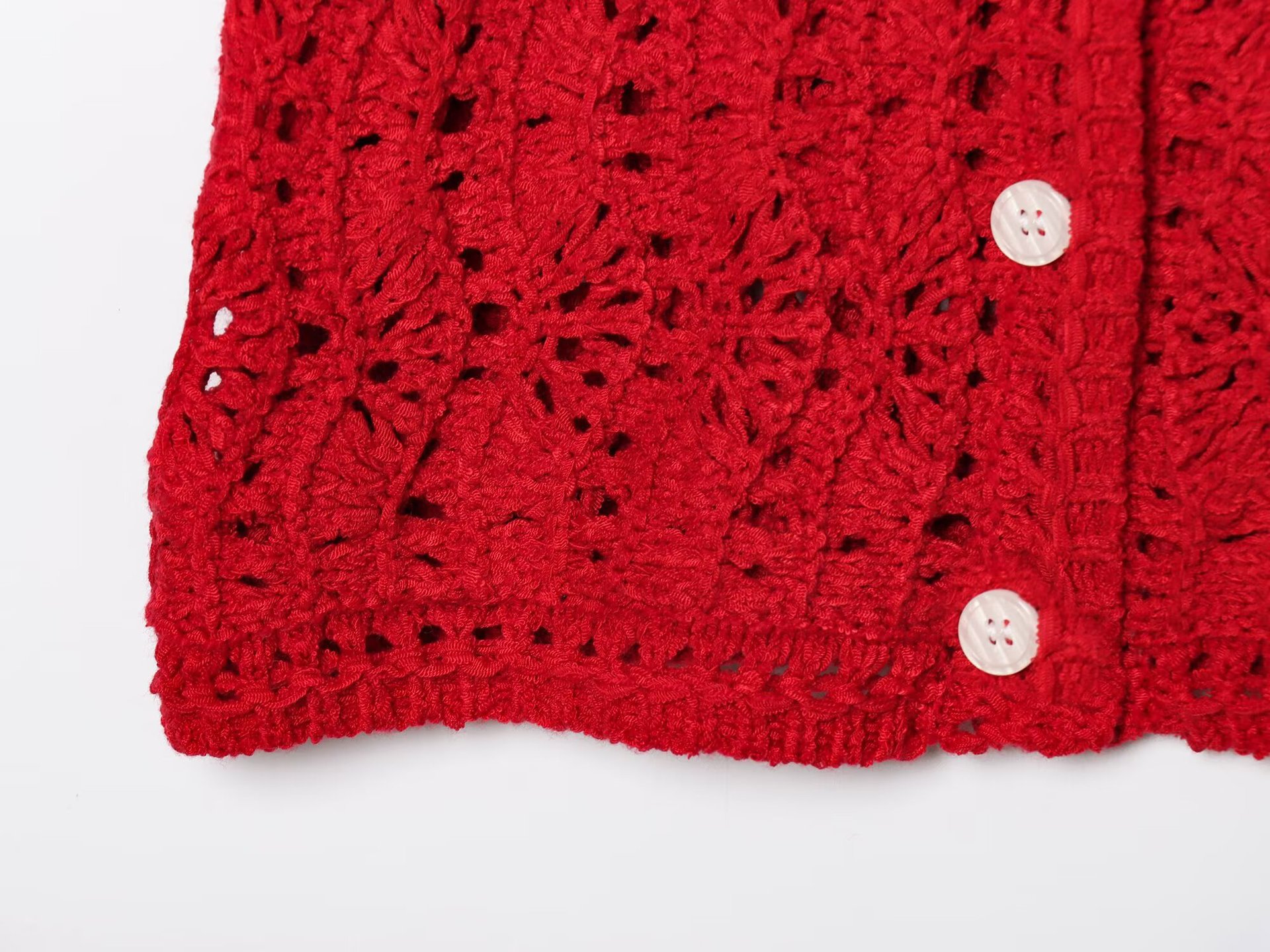 Ladies Three-Quarter Solid Crew Sweater
