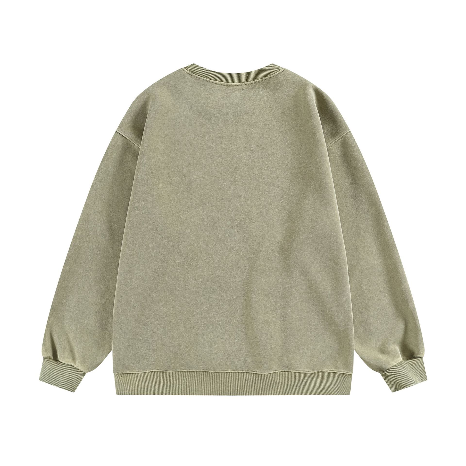 Oversized American Long Sleeve Sweatshirt