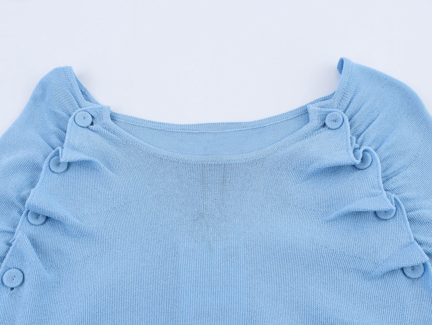 Fluted Winter Crew Sweater