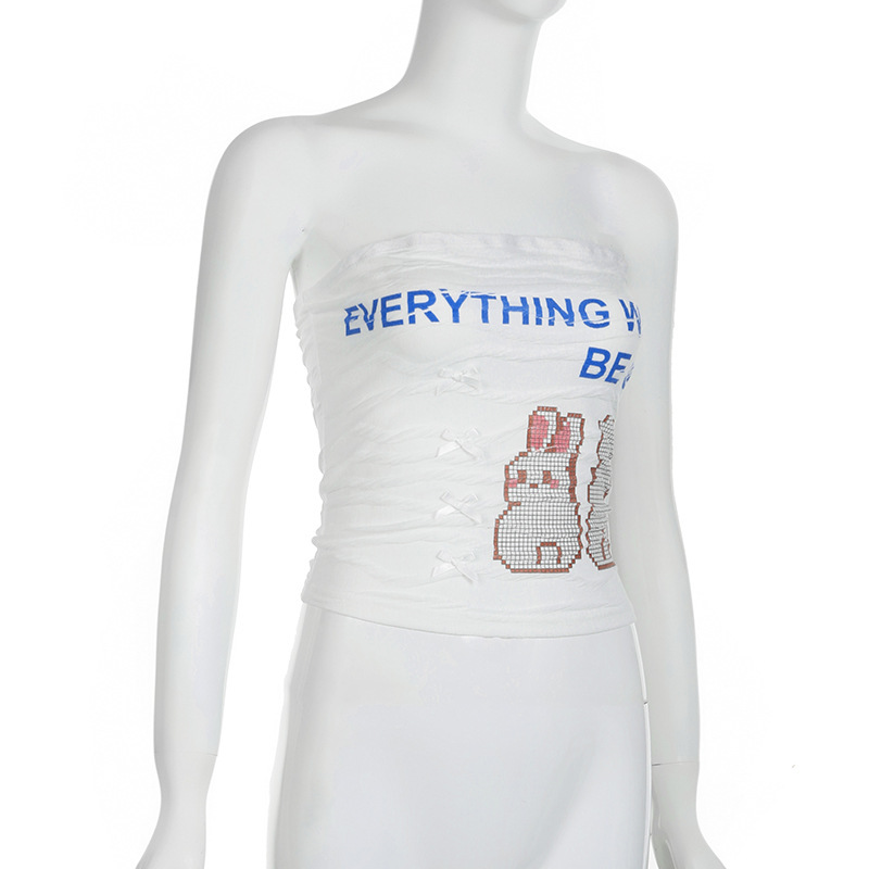 Bodycon Open Back Polyester Crop Top