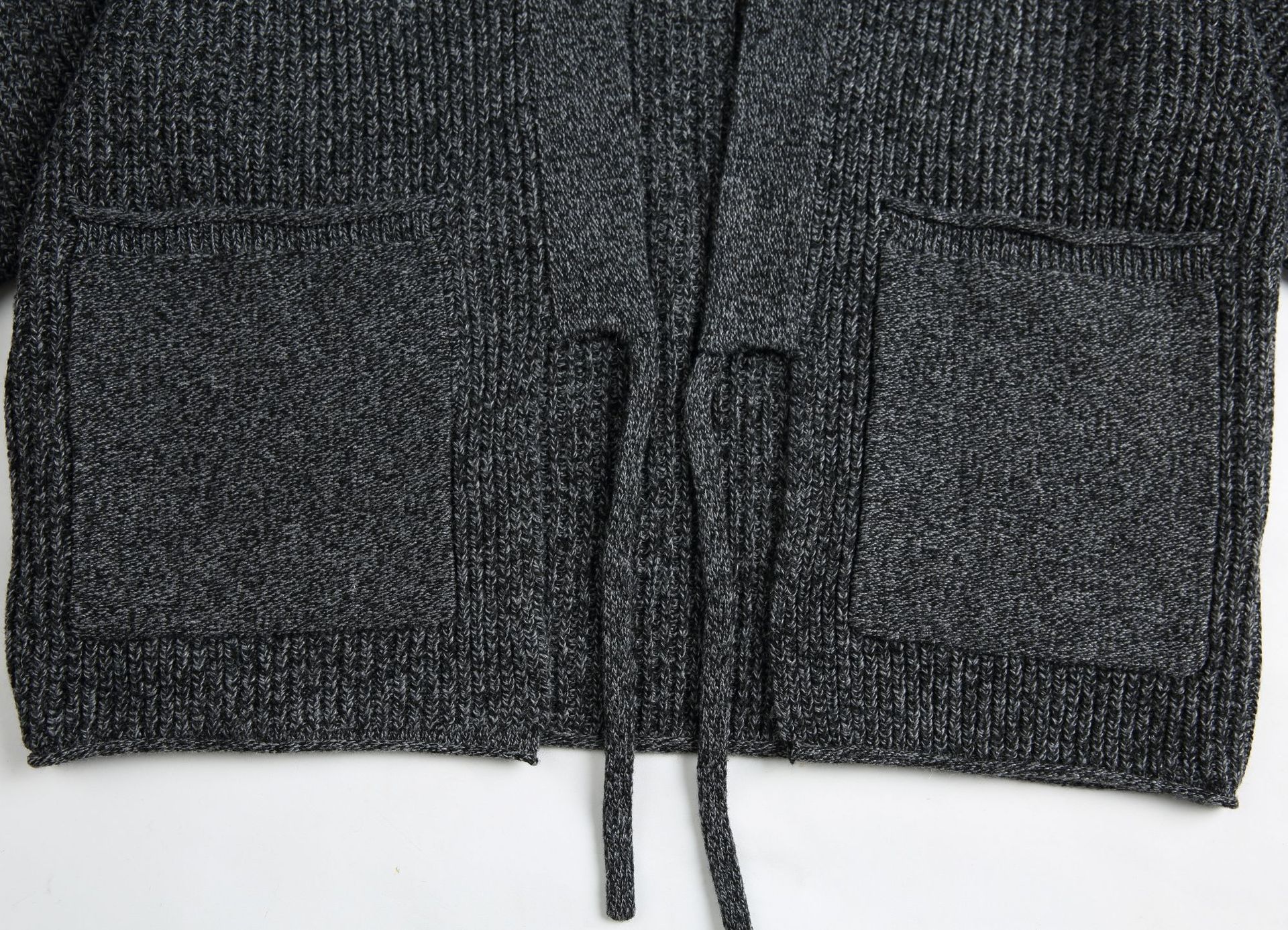 Polyester Plain Oversized Dolman Cardigan