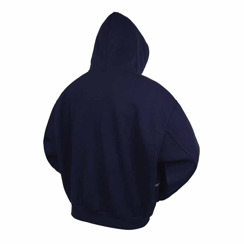 Street Relaxed Fit Zip-Up Letter Print Hoodie