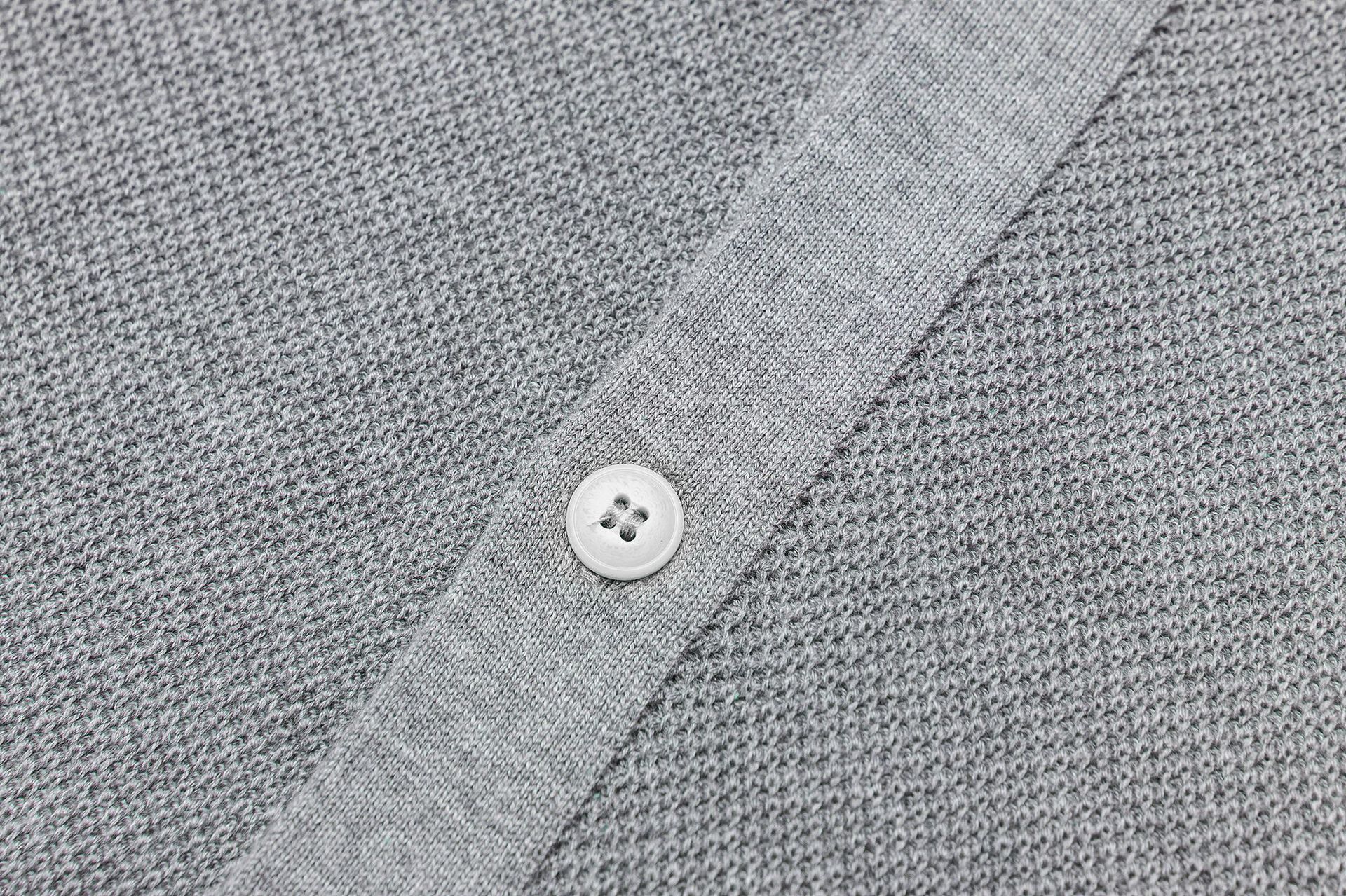 Relaxed Fit Crew Collar Cardi