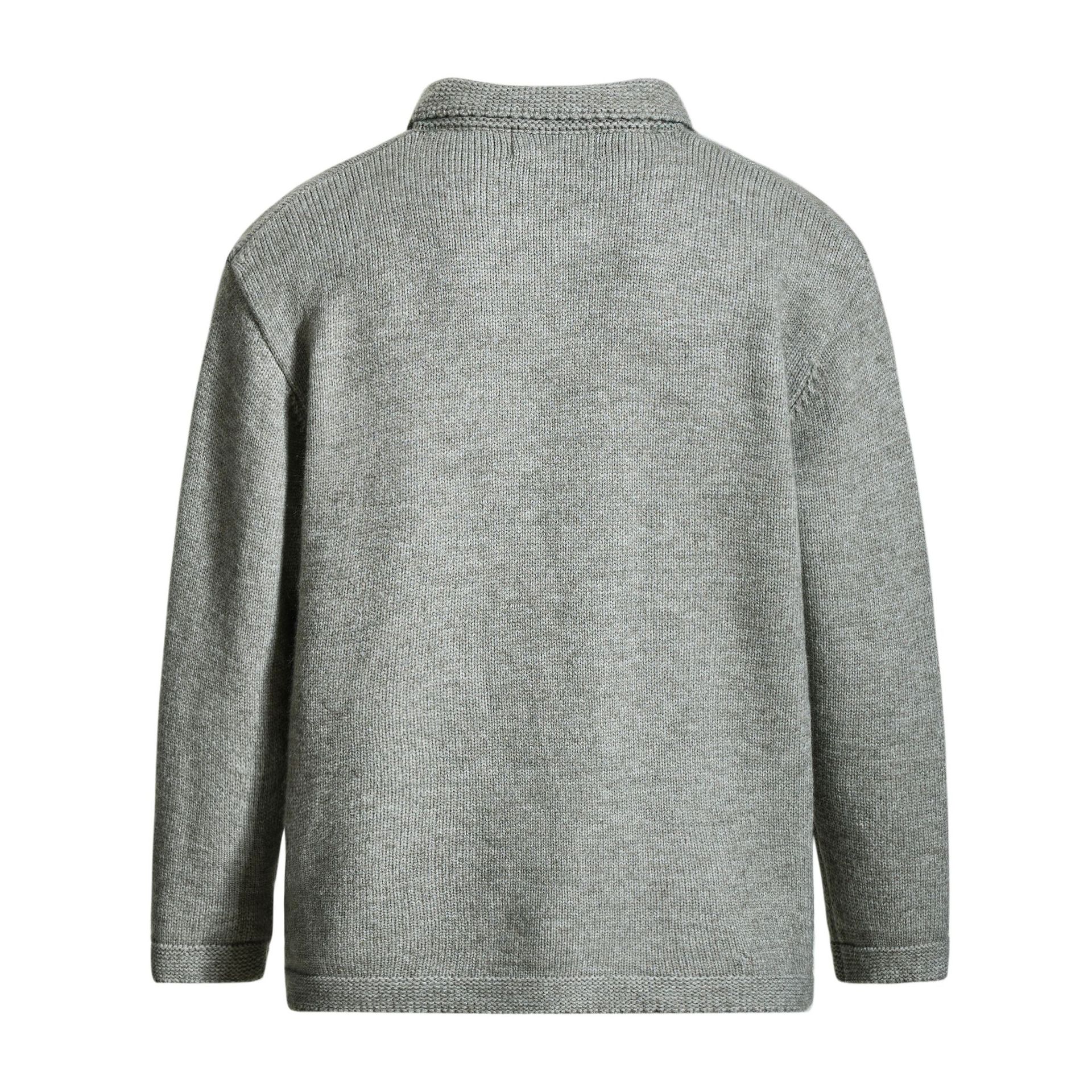 Genderless Oversized Embellished Jacquard Cardigan