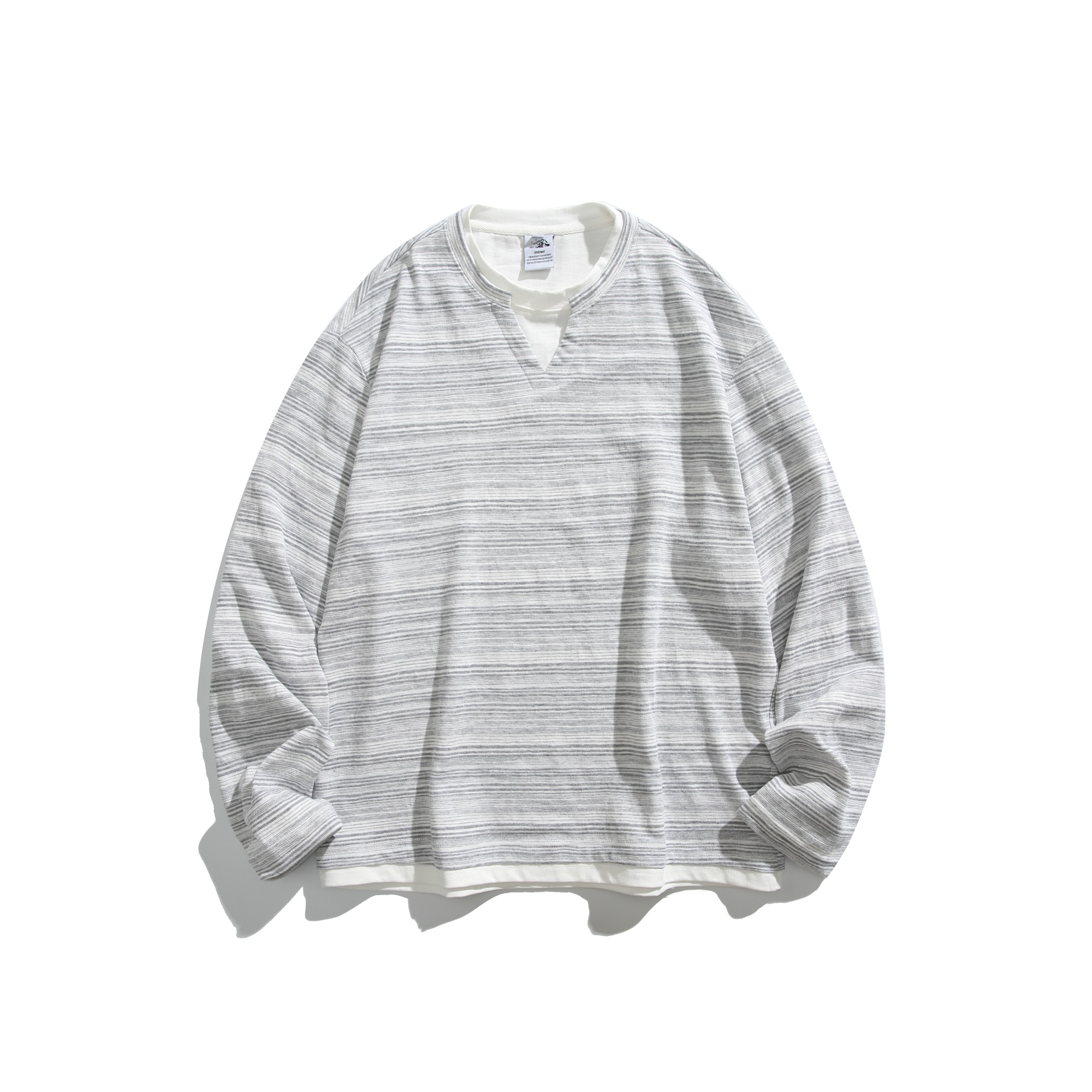 Split Hem Relaxed Neutral Hoodie