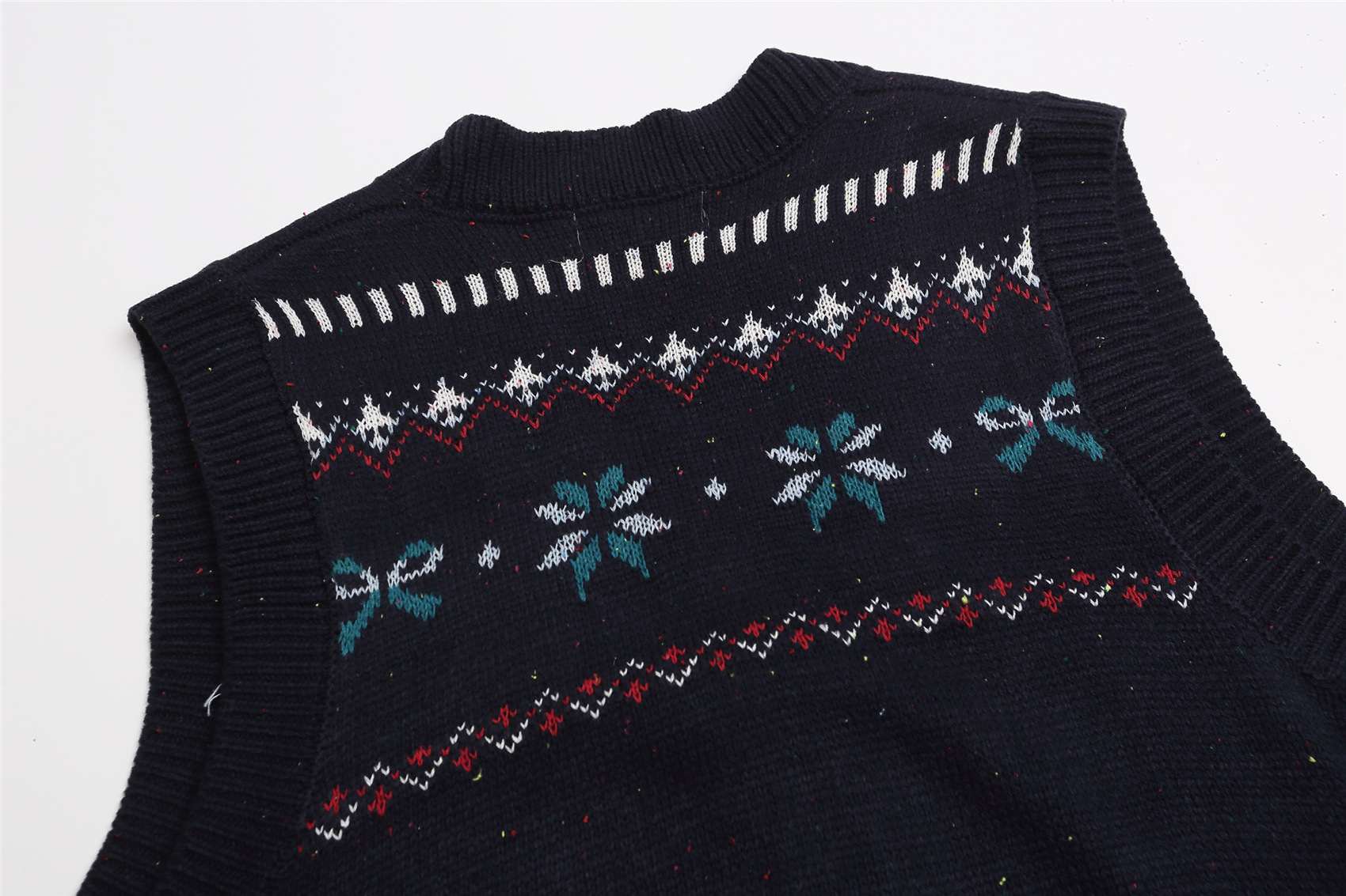 Universal Japanese Retro Patterned Acrylic Waistcoat