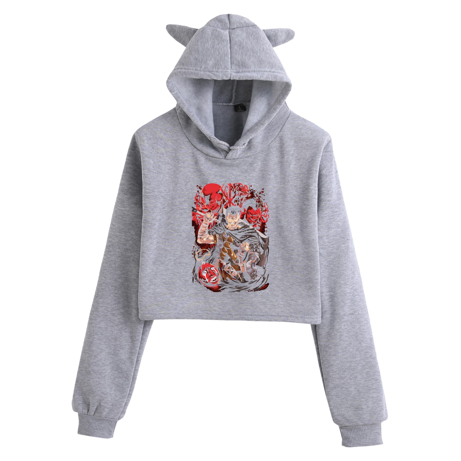 Cute Ladies Short Hoodie
