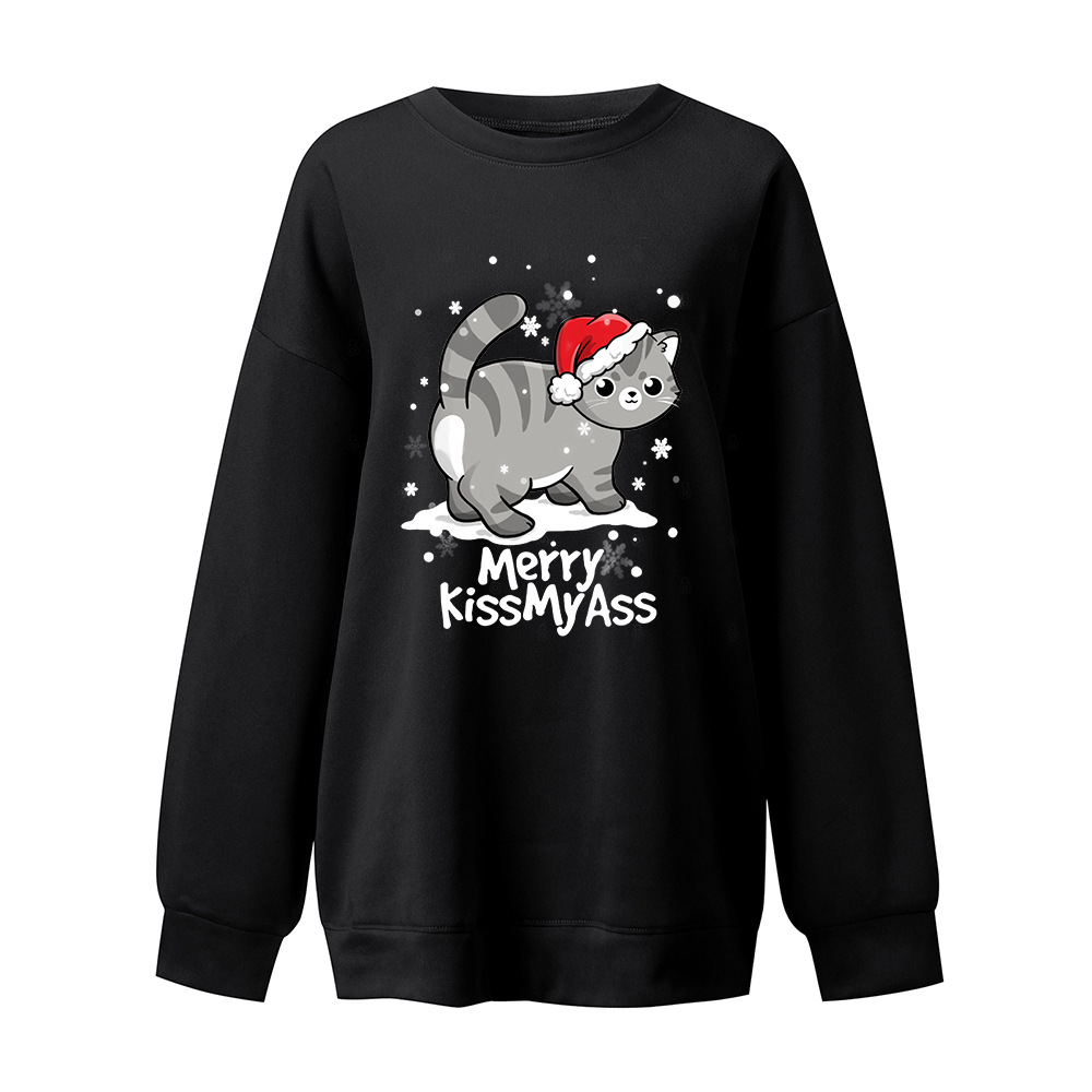 Loose Fit 3D Graphic Street Hoodie