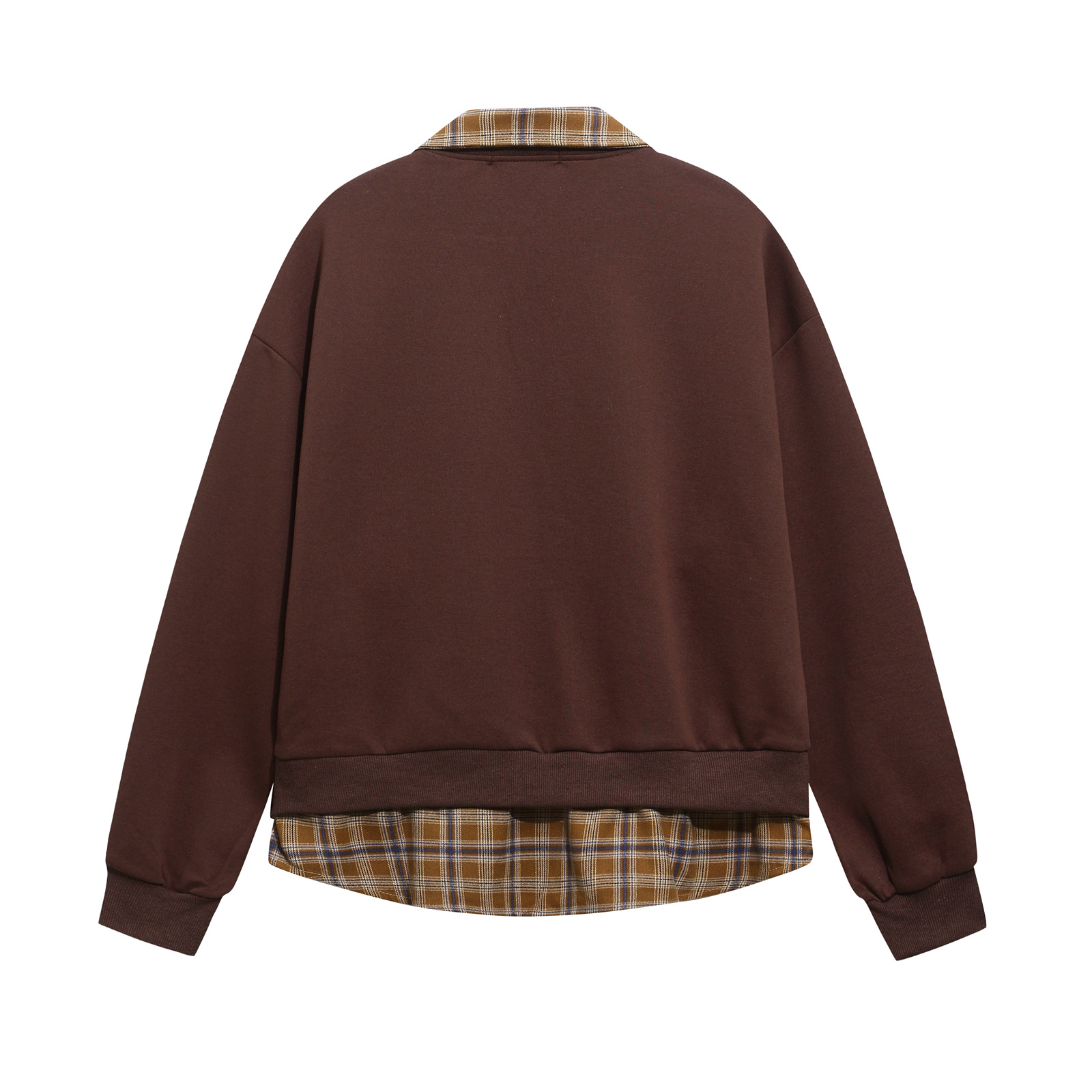 American Vintage Cotton Graphic Button Front Sweatshirt