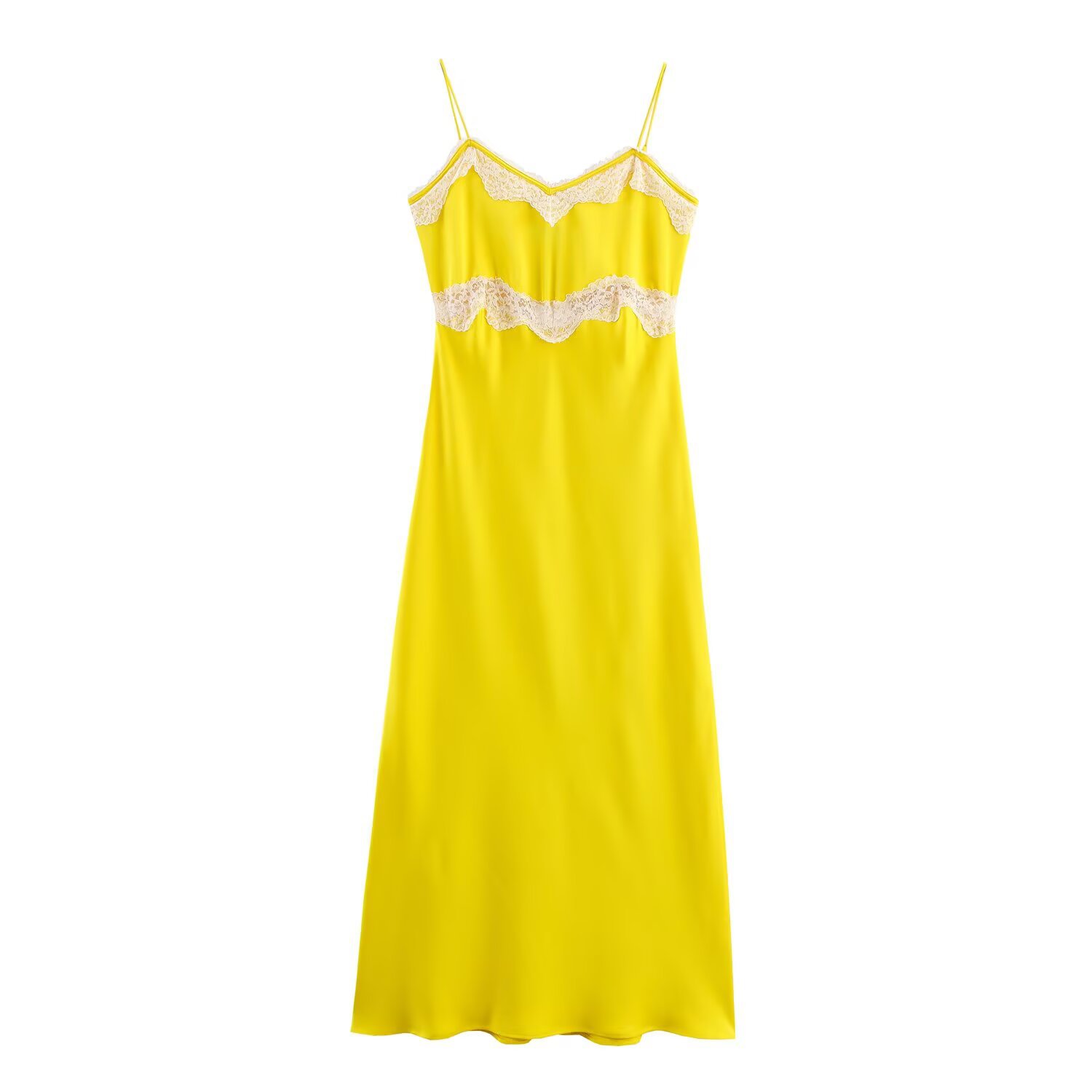 Women's Clothing Lace Strap Midi Dress
