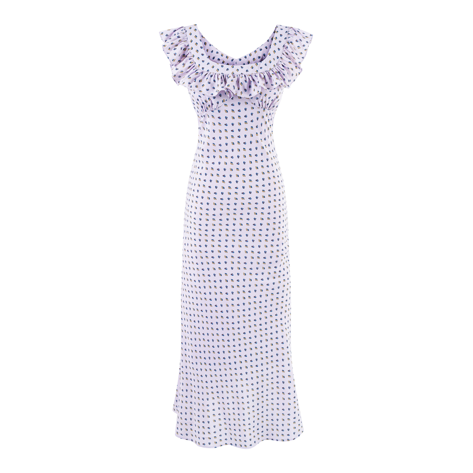 Fitted Geometric Cutout Patterned Peplum Dress