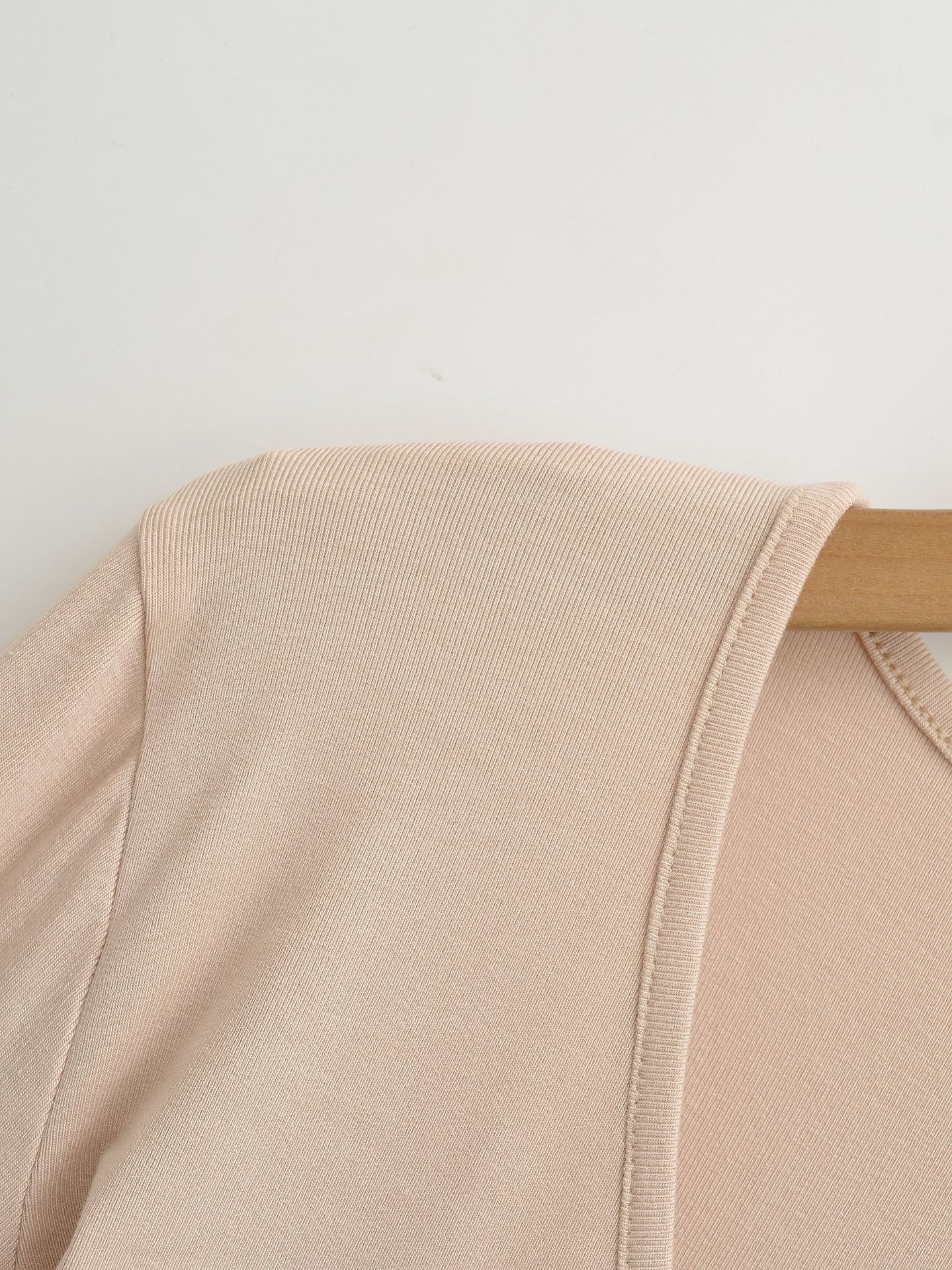 Trumpet Plunge Side Slit T-Shirt