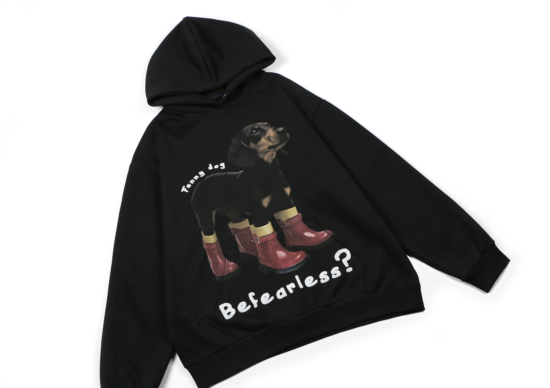 Cotton Printed Streetwear Long Sleeve Hoodie