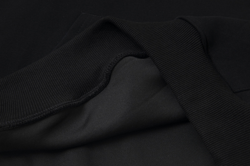 Utility Oversized Stitched Alphabet Cotton Hoody