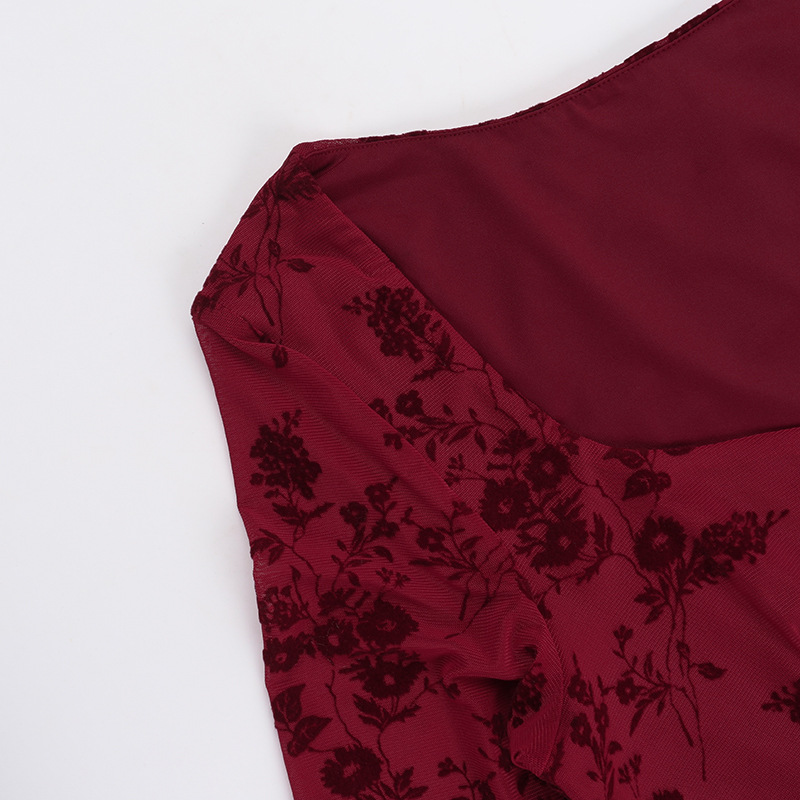 Bodycon Mini Skirt with Allover Print
