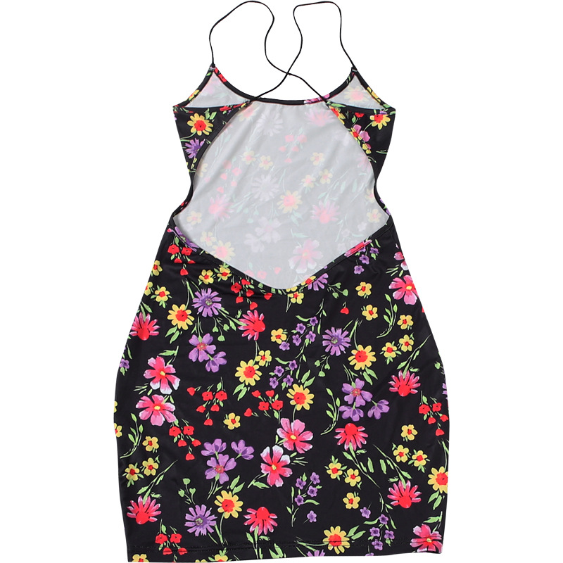 Halter Sleeveless High-Waisted Bodycon Cutout Open Back Dress