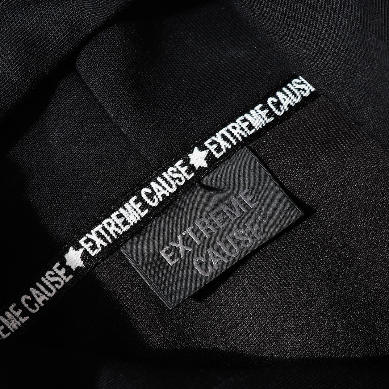 Distressed Typography Hoodie