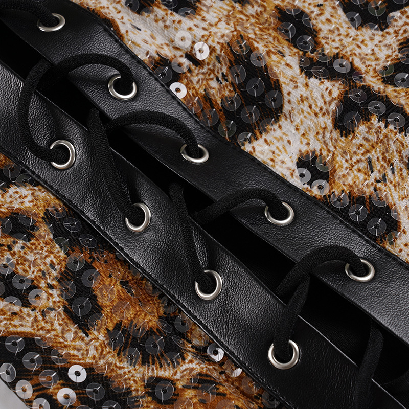A-Line Animal Glitter Skirt