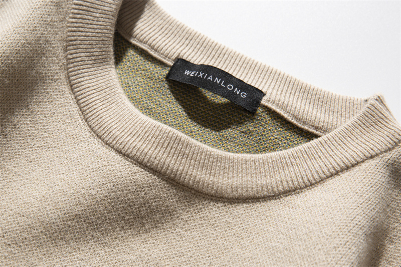 Japanese Workwear Oversized Color Block Long Sleeve Sweater