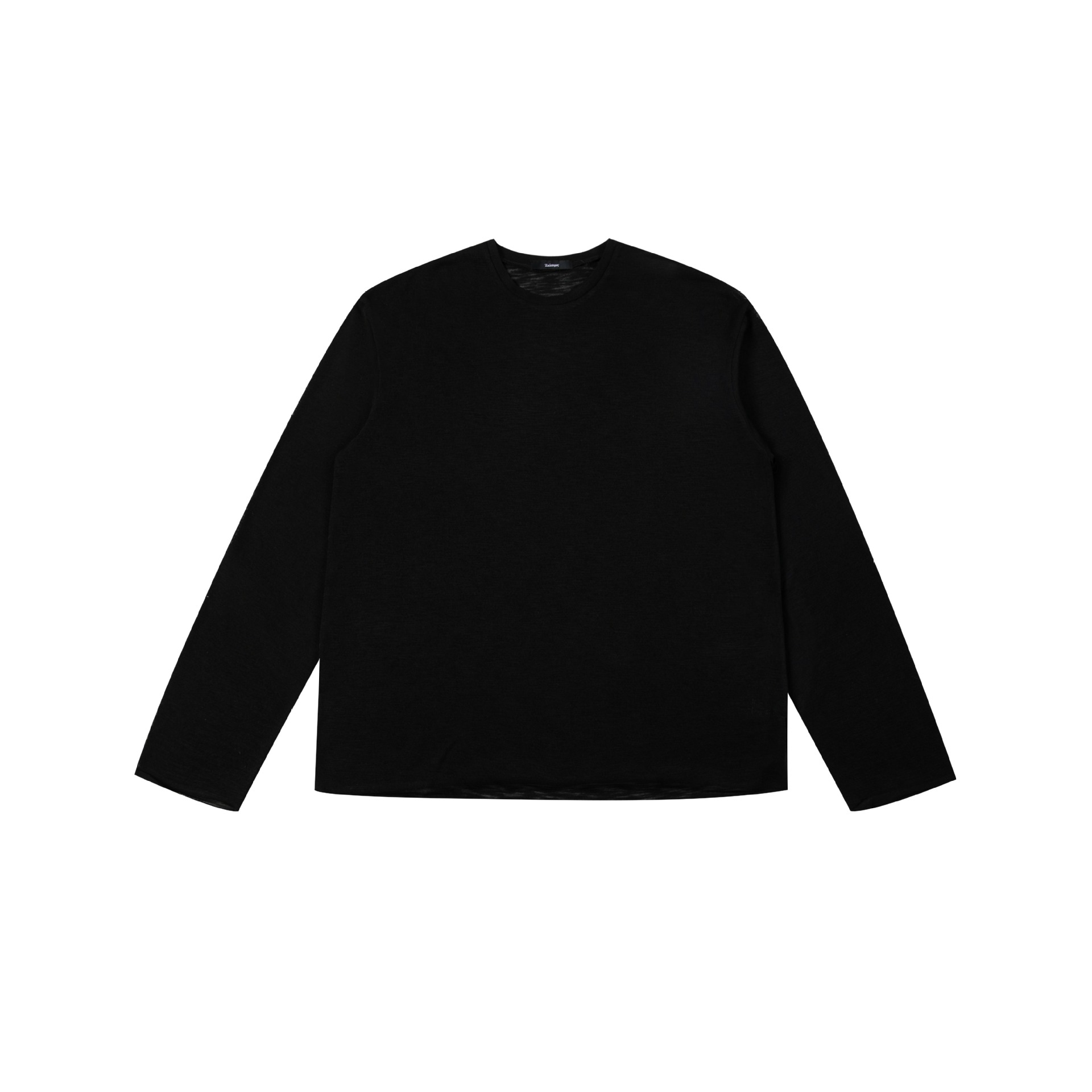Plain Cotton Blend Wrist Length Tee