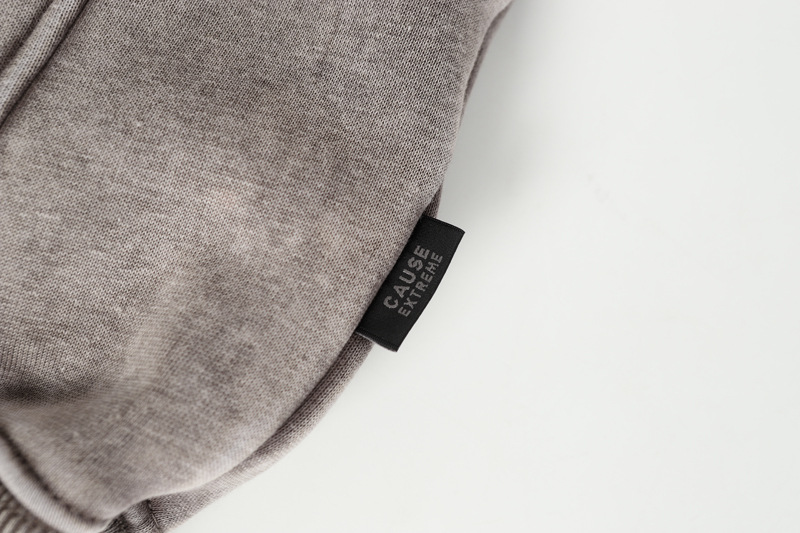 Urban Aged Cotton Pieced Hoodie