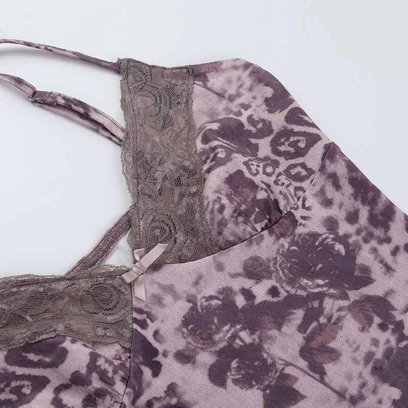 Sleek Polyester Openwork Cami