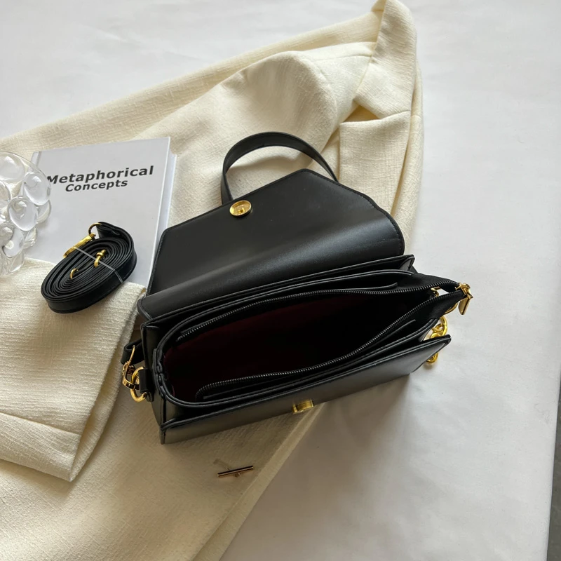Ladies Olive PU Mini Satchel