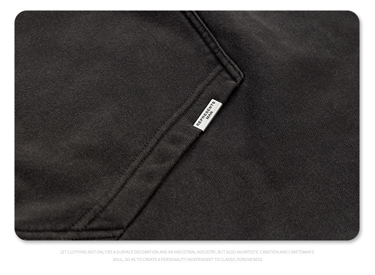 Urban Oversized Cotton Vintage Emblem Hoodie