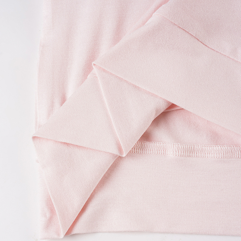 Solid Knit Notch Cuffed Slim Tee Wrap Tie