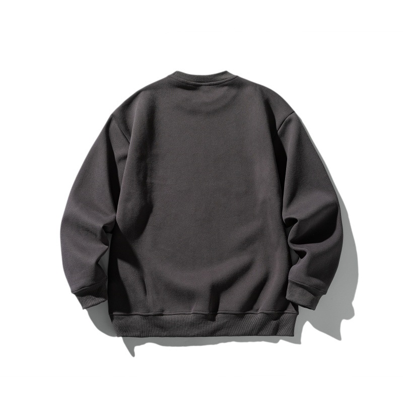 Man's Relaxed Cotton Letter Hoodie