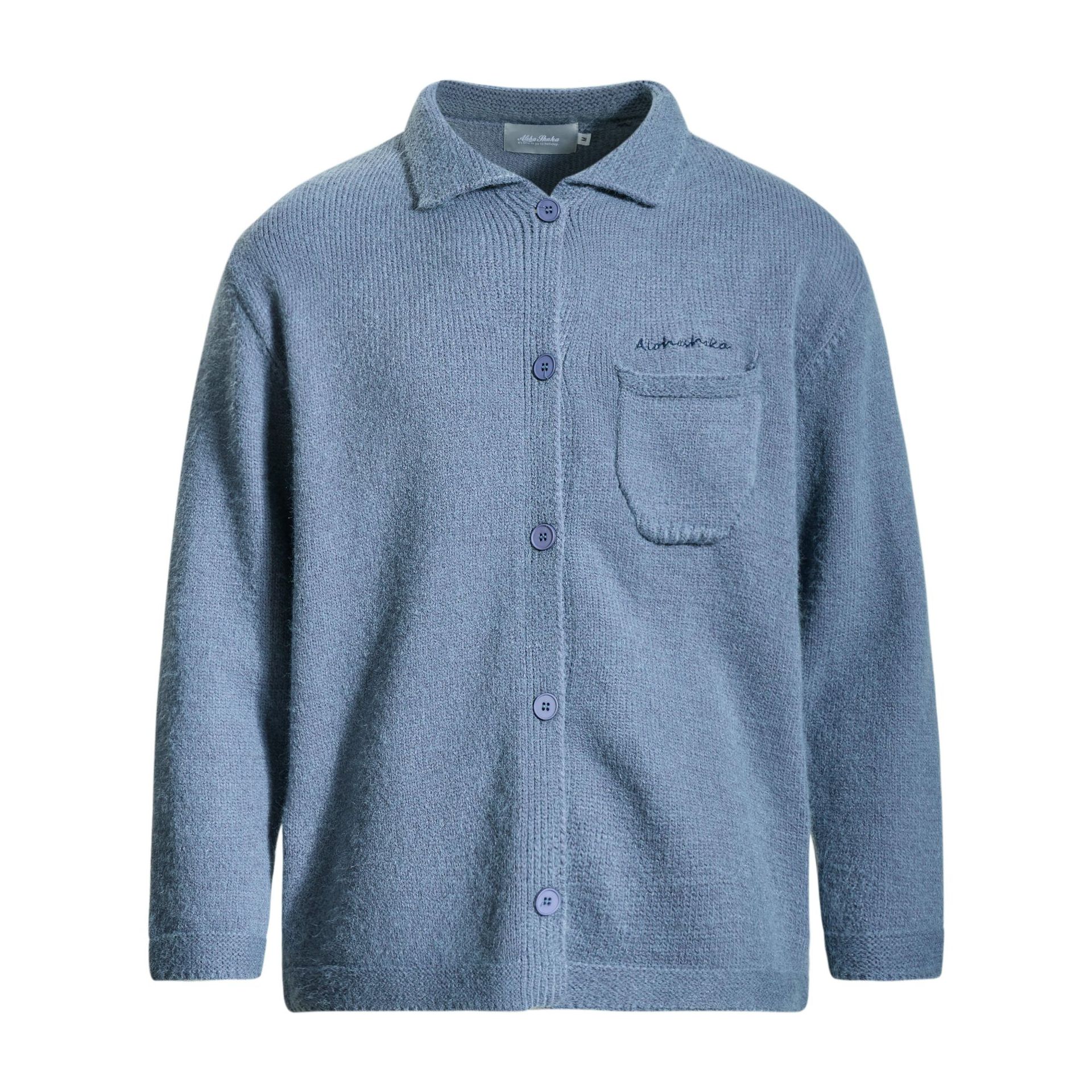 Genderless Oversized Embellished Jacquard Cardigan