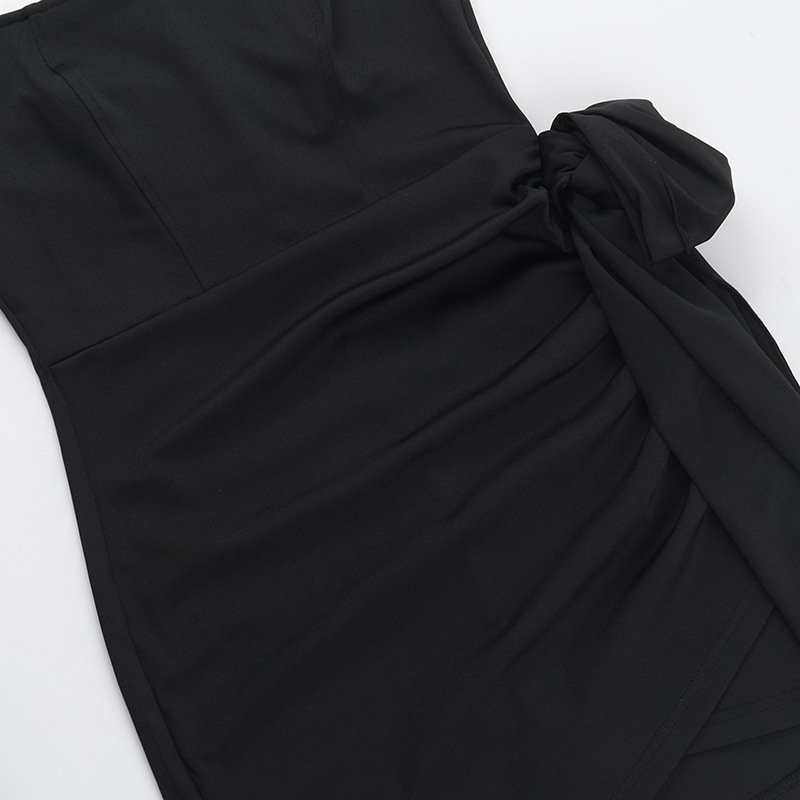 High Waist Sleeveless Bodycon Mini Dress