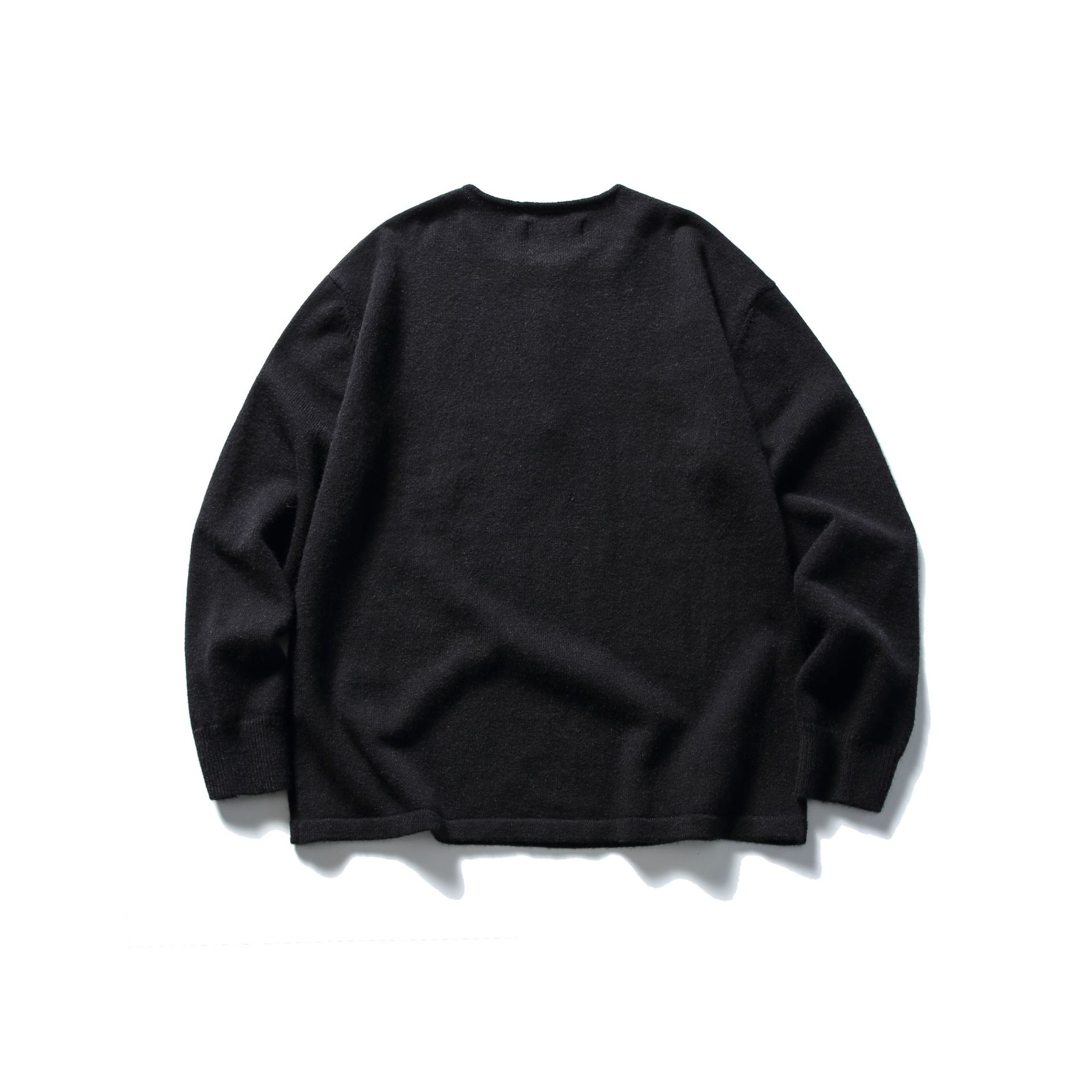 Oversized Vintage Crew Zipper Sweater