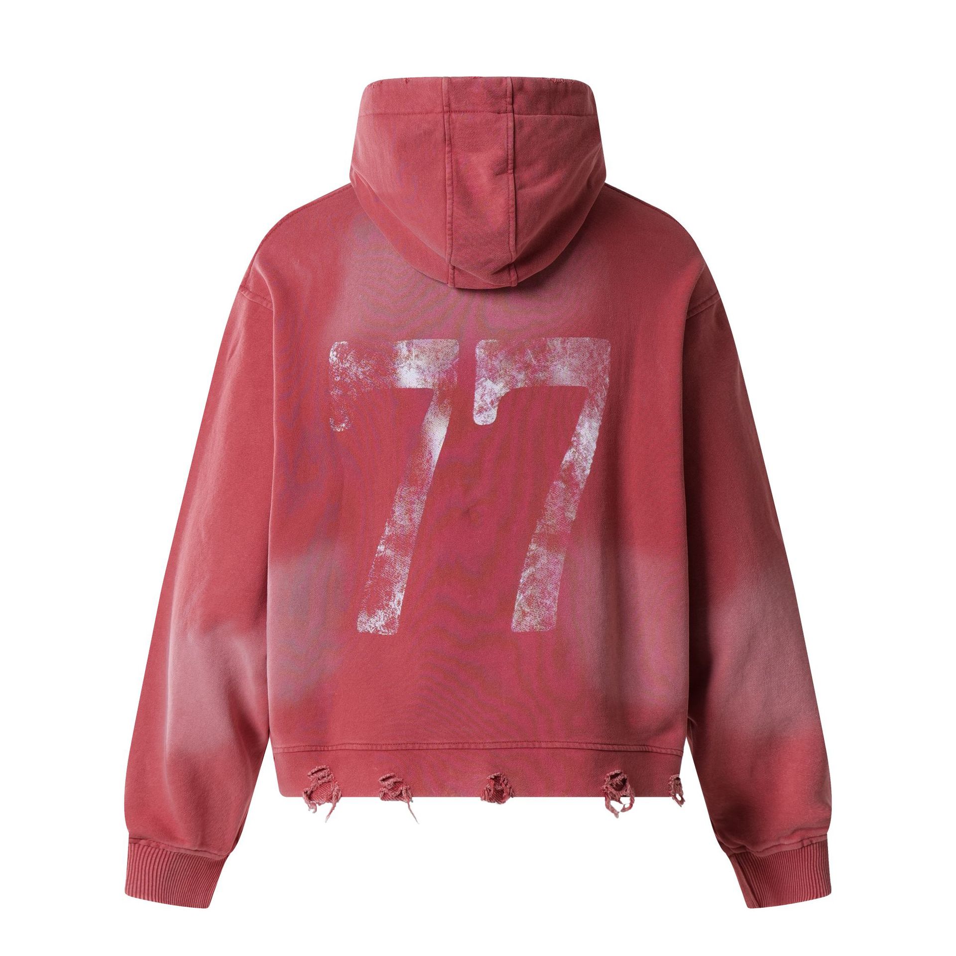 Man's American Retro Cotton Hoodie