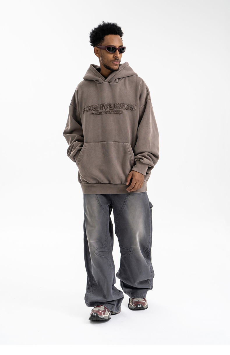 Essential Cotton Initial Hoodie