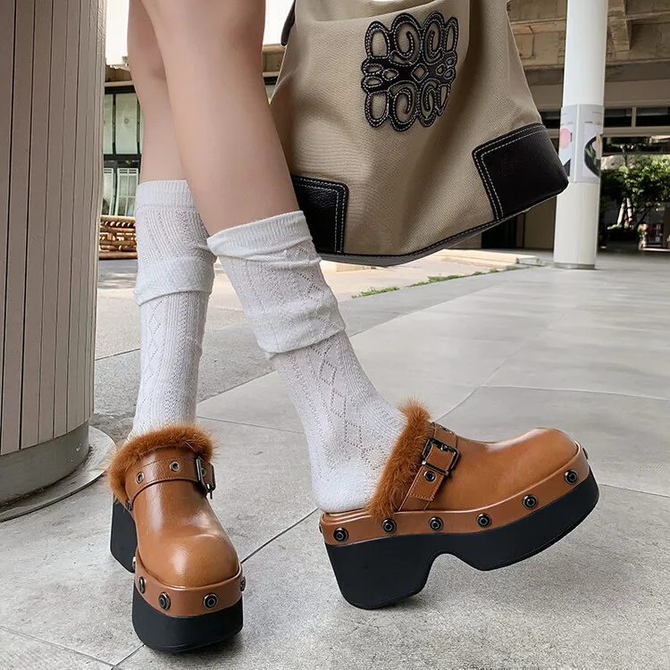 Ladies Embellished Chunky Sole Sandals