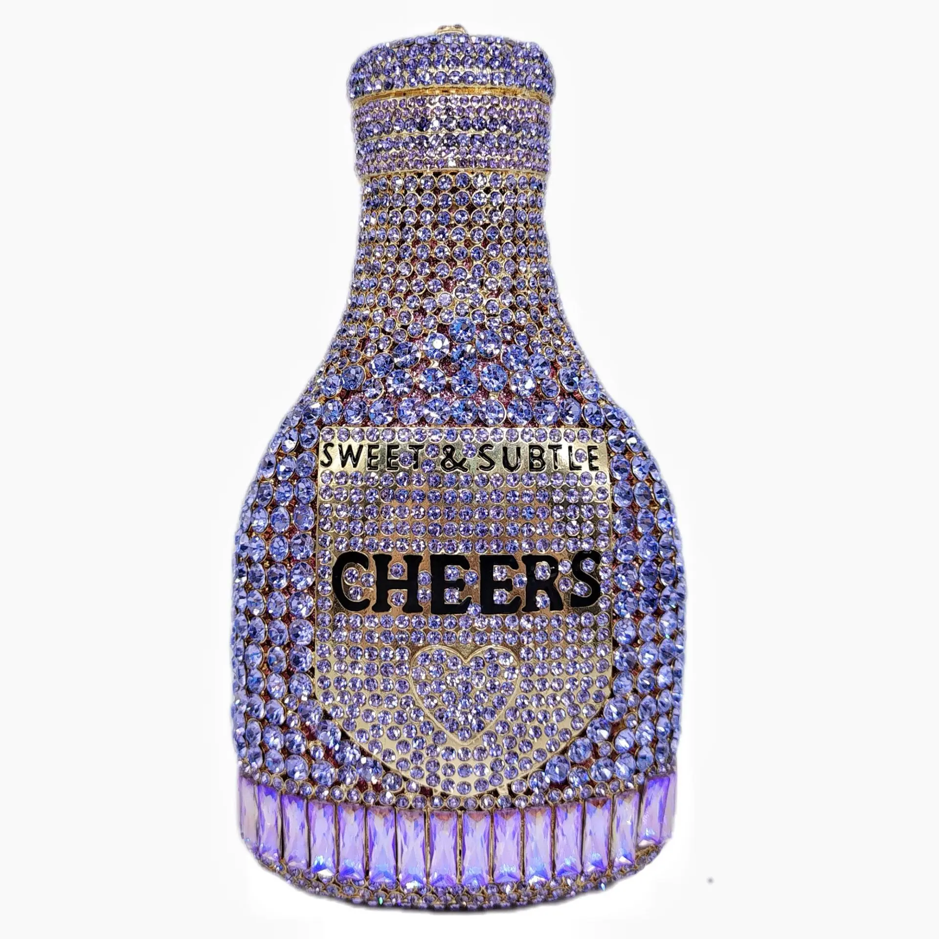 Women Bottle Crystal Evening Bag Lady Diamond Wedding Bridal Purses Female Rhinestone Party Prom Clutches Bags