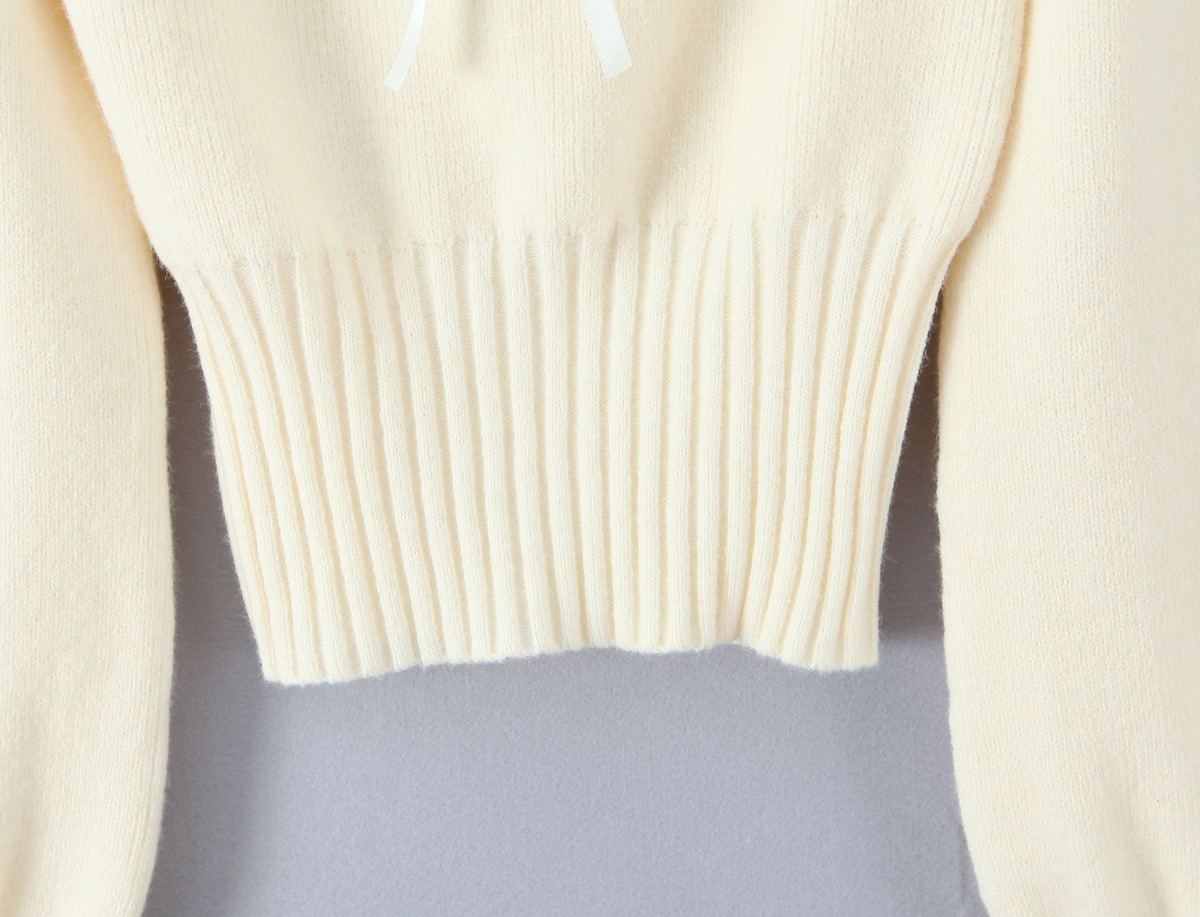 Business Long Sleeve Knot Detail Sweater