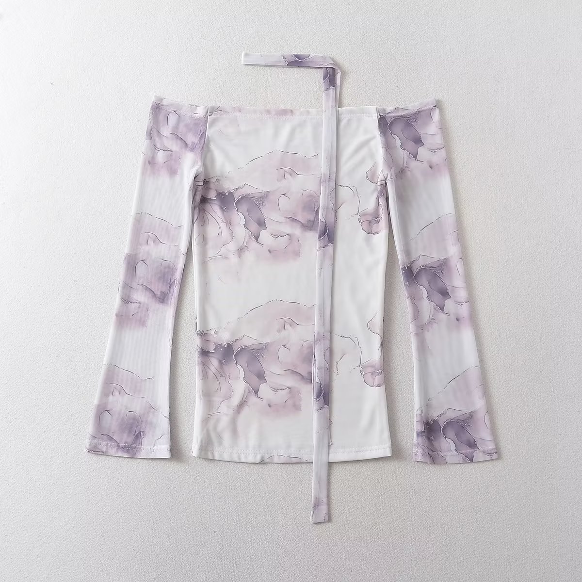 Asymmetric Wrist-Length Slim Urban T-Shirt