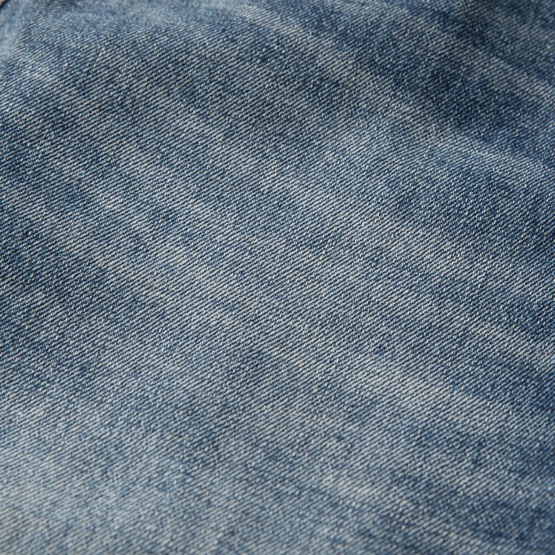 Distressed Cut-Out Tapered Jeans Men Japanese Retro Loose Fit