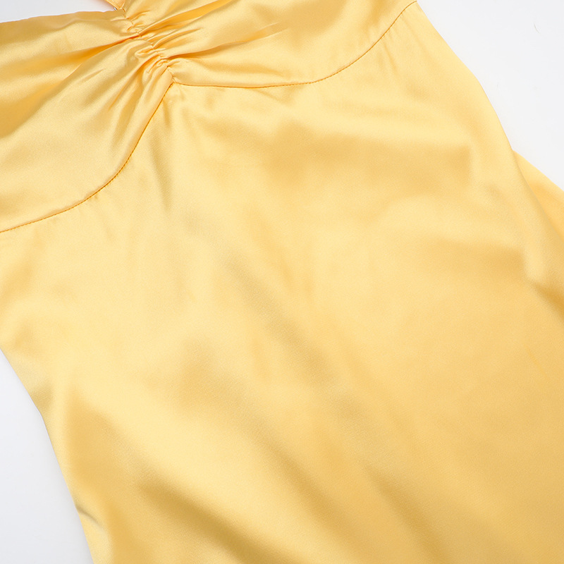 Fluid Open Hem Maxi Dress