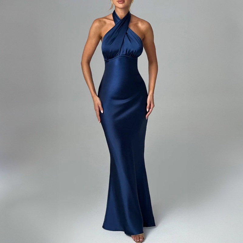 Backless sleeveless elegant dress