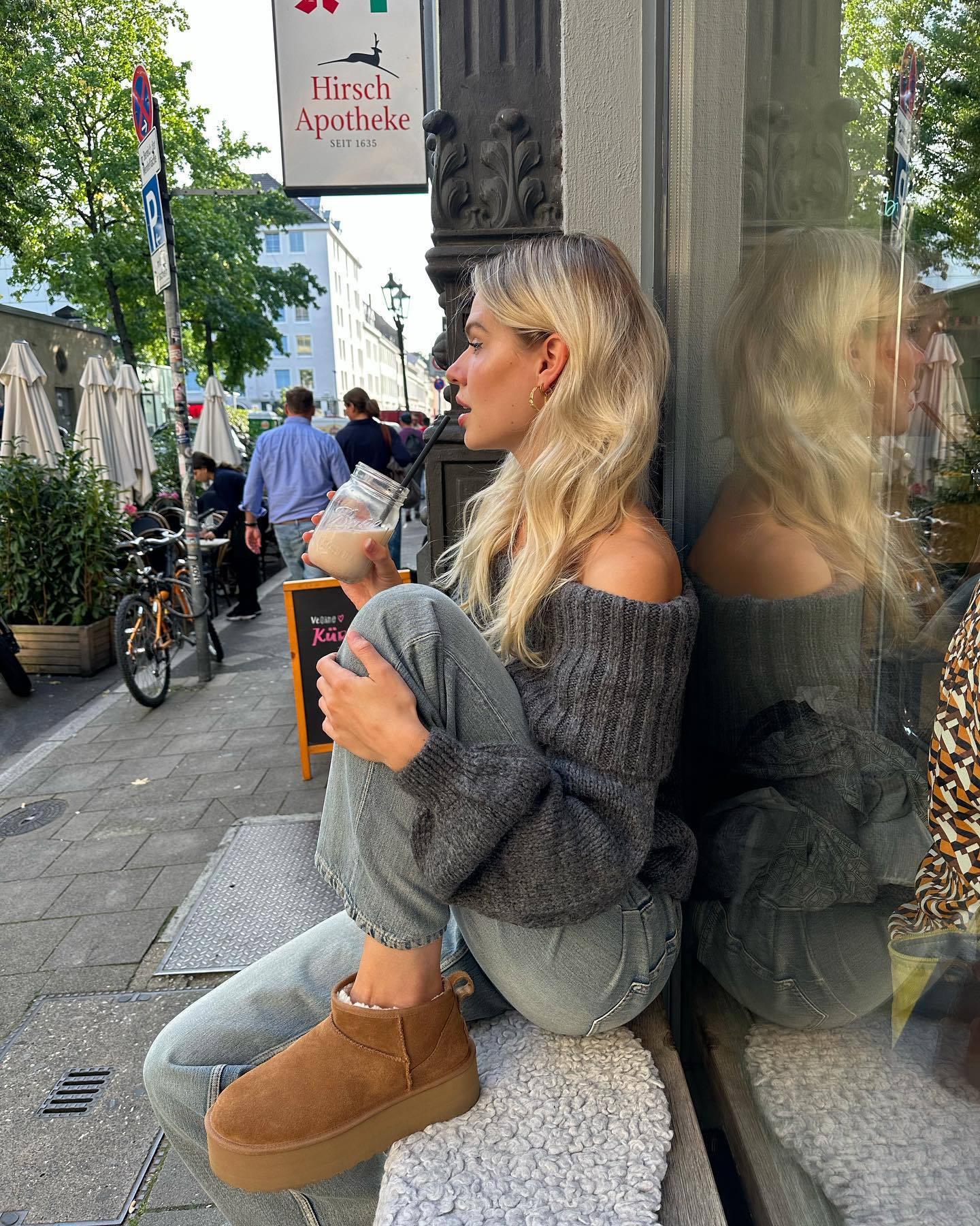 Women's autumn and winter clothing one neck off shoulder sexy slim fit solid color pullover sweater