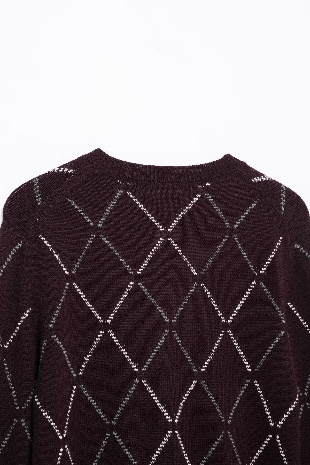 Urban Grid Long Sleeve Sweater