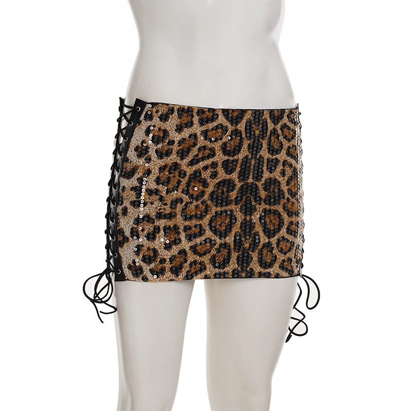 A-Line Animal Glitter Skirt