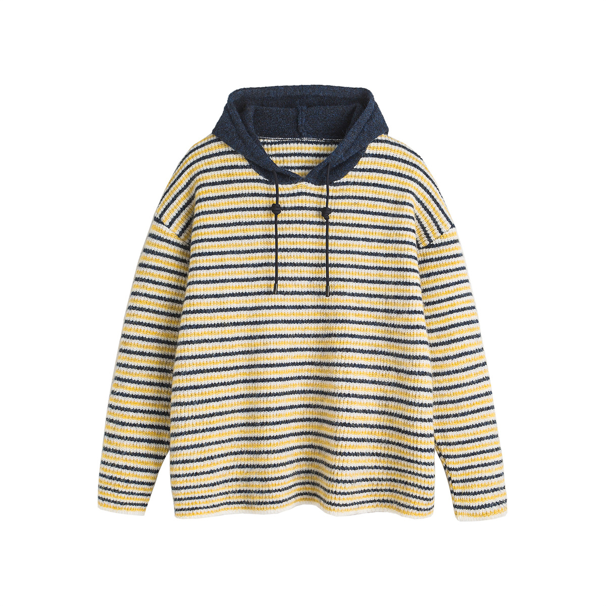 Japanese Workwear Polyester Two-Tone Hoodie