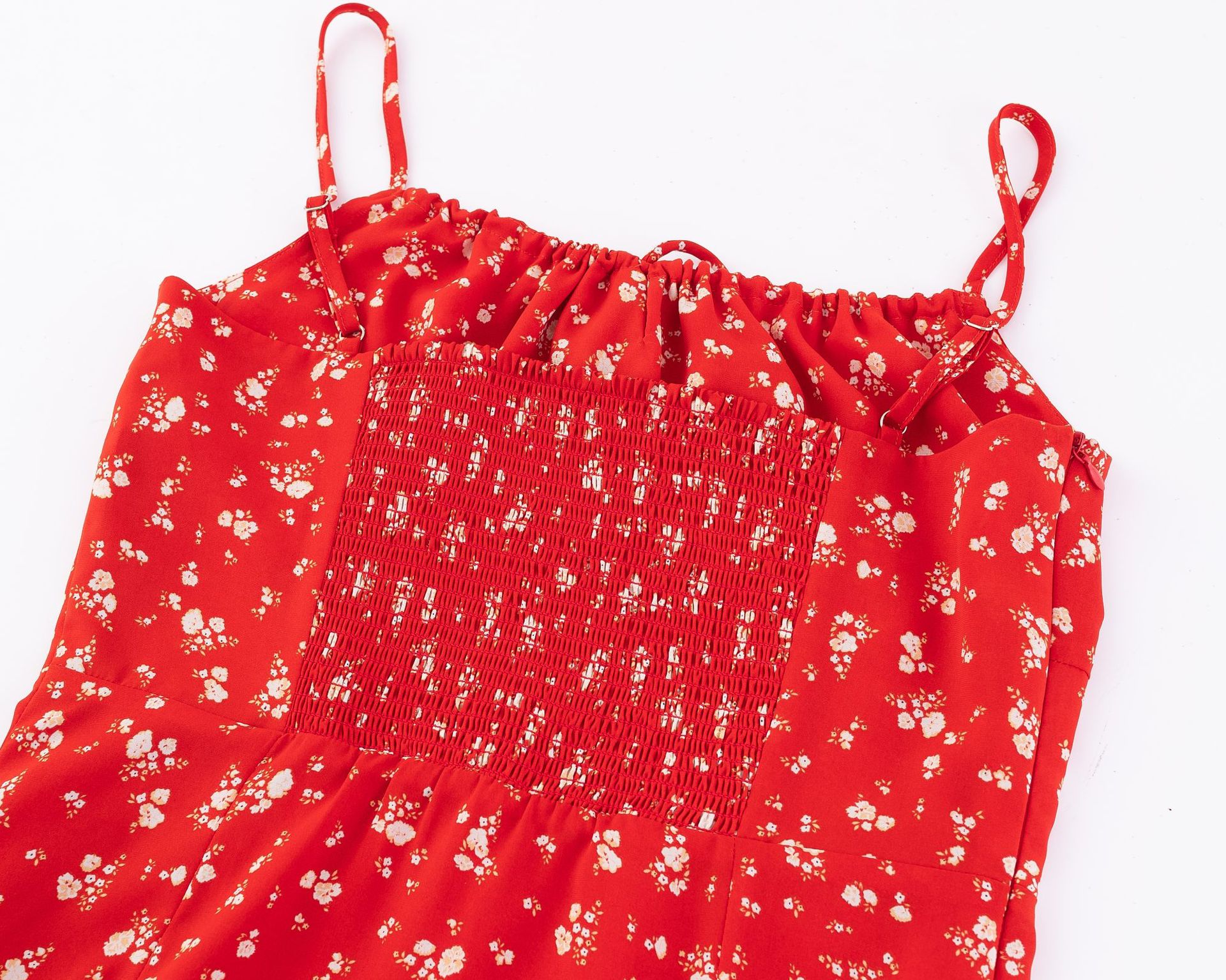 Floral Print Strapless Mini Dress