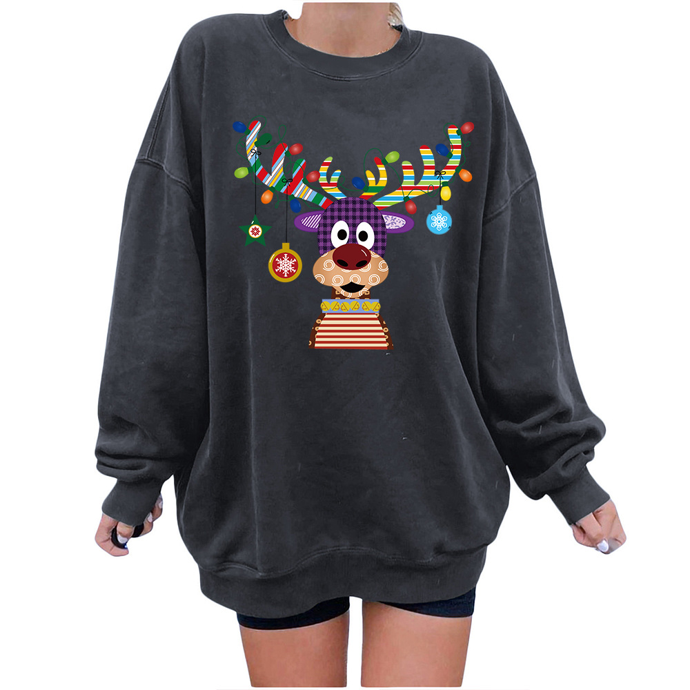 Loose Fit 3D Pattern Hoodie