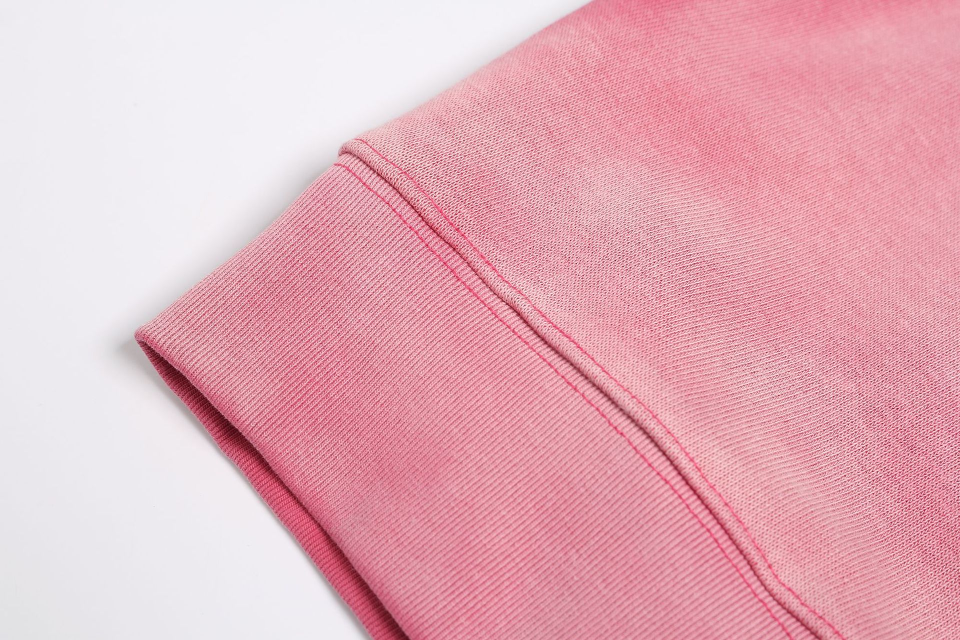 Menswear Oversized Acid Wash Ombre Embellished Hoodie